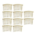 thumbnail image 2 of 40 Piezas de Peines de Metal para El Cabello, Peines Laterales de 4 para Accesorios para El Cabello de Bricolaje, 2 of 9