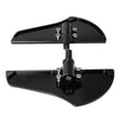 thumbnail image 4 of 2 estribos traseros CNC para pasajero de motocicleta, accesorios para estribos Negro, 4 of 6