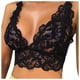 thumbnail image 1 of Gibobby Conjuntos de Lencería Sujetador de yoga Sujetador sexy Tops con cinturones de liga Wirefree Mujeres Comfort Lingerie (Negro, M), 1 of 2