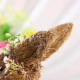 thumbnail image 2 of Lovely Straw Easter Rabbit Bunny Figurine Crafts for Spring spring and Festival Decor 12x11x21cm, 2 of 9