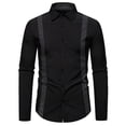 thumbnail image 2 of Seeotter Men's Casual Dress Shirt Long Sleeve Regular Fit Business Button up Shirt, 2 of 7
