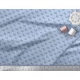 thumbnail image 2 of Soimoi Velvet Fabric Paper Craft Bird Small Print Fabric by The Yard 58 Inch Wide, 2 of 3