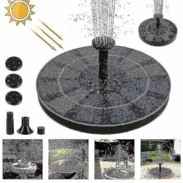 Home Garden Dcor 1.4w Solar Powered Floating Pump Water Fountain_Perfect Gift