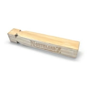 Northlandz Wooden Train Whistles for Kids, 4 Tone Party Favors Noisemakers Toy for Gift, Natural