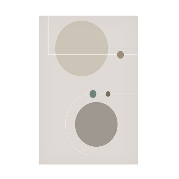 Canvas Wall Art - Pictufy Studio Ii 'Space Orbit 02' Wall Art for Living Room, Bedroom, or Office Décor by Trademark Fine Art - 12 x 19 Inches