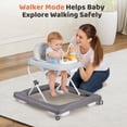 thumbnail image 2 of Babyeap Baby Walker,Foldable Baby Activity Walker with Wheels,Toddler Activity Centers,Removable Toys,Ages 6-15 Months,Gray, 2 of 7