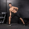 thumbnail image 2 of PENGXIANG Men‘s Athletic Compression Shorts  Sports Performance Active Cool Dry Running Tights Quick Dry Shorts Tight Breathable Pants for Sports, 2 of 6