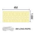 thumbnail image 4 of Matsuzay Sun Mesh Shade Sunblock Shade Cloth Planta Cubierta para invernadero Flores Plantas Patio Césped Decoración del hogar Amarillo 4*1.6 m Matsuzay HA045080-01, 4 of 6