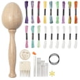thumbnail image 4 of Darning Egg Darning Needle Accessories Portable Sewing Crafts Wooden Darning, 4 of 9