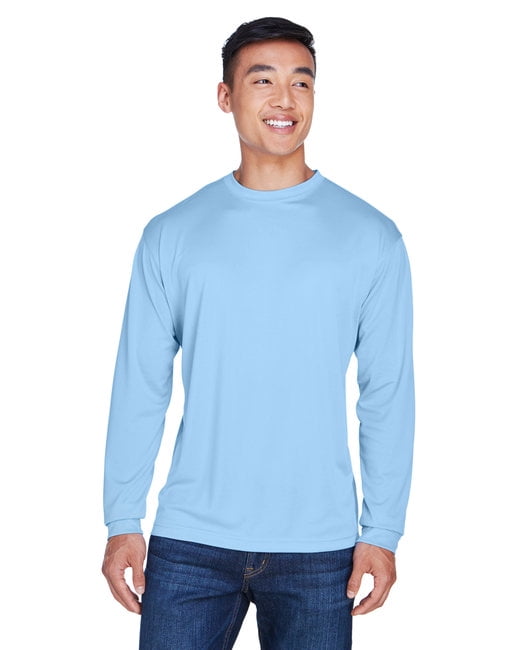 columbia blue dri fit shirt