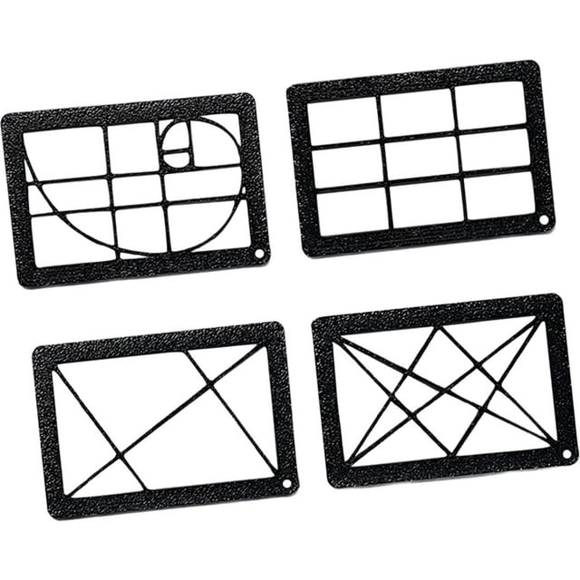Miulika 4 Pieces View Finder Practical View Catcher for Painter Photographer Drawing pp