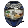thumbnail image 4 of Casco abatible Teo Xolot turquesa/gris para motocicleta unisex, 4 of 5