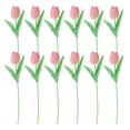 thumbnail image 5 of KAKOWELY 15 tulipanes artificiales de tacto real, ideales para fiestas., 5 of 5