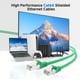 thumbnail image 2 of Cable Ethernet Matters Cat 6A, 10 Gbps, 30 m, blindado, verde, 2 of 8