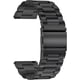 thumbnail image 1 of Correa de metal de 22 mm - Correa de repuesto de liberación rápida negra para hombres y mujeres - Correa de acero inoxidable para reloj inteligente, 1 of 4