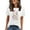 White ropa de mujer en oferta sexy, variant on Todays Daily Otaozi Womens Summer Tops Dressy Casual 3/4 Sleeve Womens Plus Size Tops Short Sleeve Crew Neck Plus Size Blouses For Women Dressy Sexy Beach Vacation Outfits For Women Plus Size