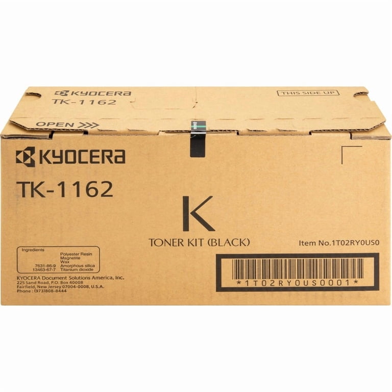 Kyocera Mita TK1162K Black Toner (Standard Yield) - Walmart.com
