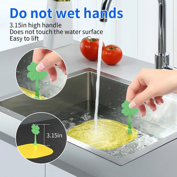 Tapa de Desagüe para Baño con Forma de Árbol, Tapón de Silicona Abs a Prueba de Insectos y Olores para Desagües de Cocina, Lavandería o Ducha. Antideslizante, a Prueba de Fugas y Fácil de Instalar.