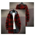 thumbnail image 5 of Mens Simple Plus Velvet Thick Coat Jacket In Autumn And Winter, 5 of 6