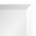 thumbnail image 4 of Kate And Laurel Rhodes Modern Decorative Rectangle Wall Mirror, 22.75" x 28.75", White, Contemporary Wall Decor, 4 of 7