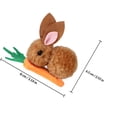 thumbnail image 2 of TEHAUX 6Ud Pinzas De Pelo Para Pascua Con Forma De Y Para Uso En Celebraciones, 2 of 7