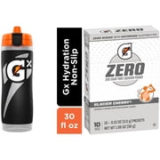 Gatorade Gx Hydration Bundle – Black Bottle + G Zero Powder Glacier Cherry (10 Count)