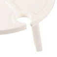 thumbnail image 4 of HLONK11 .81” Table de Pique-Nique Ronde Pliante en Plastique Blanche, 4 of 6