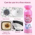 thumbnail image 2 of Foaming Drain Cleaner, drain clog remover - sink cleaner and deodorizer, kitchen, sink, shower drain, bathtub foam cleaner (1 piece), 2 of 4