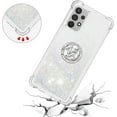 thumbnail image 5 of Samsung Galaxy A32 4G(Not 5G) Case,Creativity Clear Quicksand Glitter Flowing Liquid Floating Soft TPU Case w/Stand Bling Diamond Sparkle Phone Cover for Samsung Galaxy A32 4G  Colorful, 5 of 14