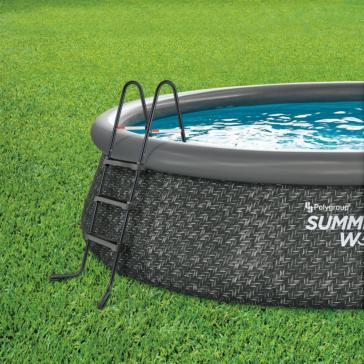 Funsicle P1A01030A 10ft x 30in Round QuickSet Designer Above Ground Pool