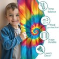 thumbnail image 3 of Blackout Kids Curtains,Colorful Tie Dye Mandala Pattern Childrens Insulated Curtains Set Of 2,Bedroom Essentials,Toddler Room Decor 42"x84", 3 of 5