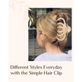 thumbnail image 4 of 5.1 Inche Large Octopus Hair Claw Clips Non-Slip Ponytail for Women Thick Hair and Long Hair Chic Hair Styling Accessories for Girls, 3 pcs, 4 of 6