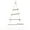 E, variant on Christmas Log Hanging Tree Triangle Wall Door Hanging Decor Props Durable Easy to Install