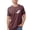 Heather Maroon, variant on CafePress - Unibow T Shirt - Mens Tri-blend T-Shirt