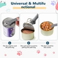 thumbnail image 4 of Uiifan Cat Food Lid Cat Food Can Covers Lids 8 Pcs Pet Can Supplies Set 5 Silicone Wet Kitten Foodstuff Tin Covers Lids 2 Silicone Dog Spoons 1 Paw Shape Multifunctional Opener for Pets(Pink), 4 of 10