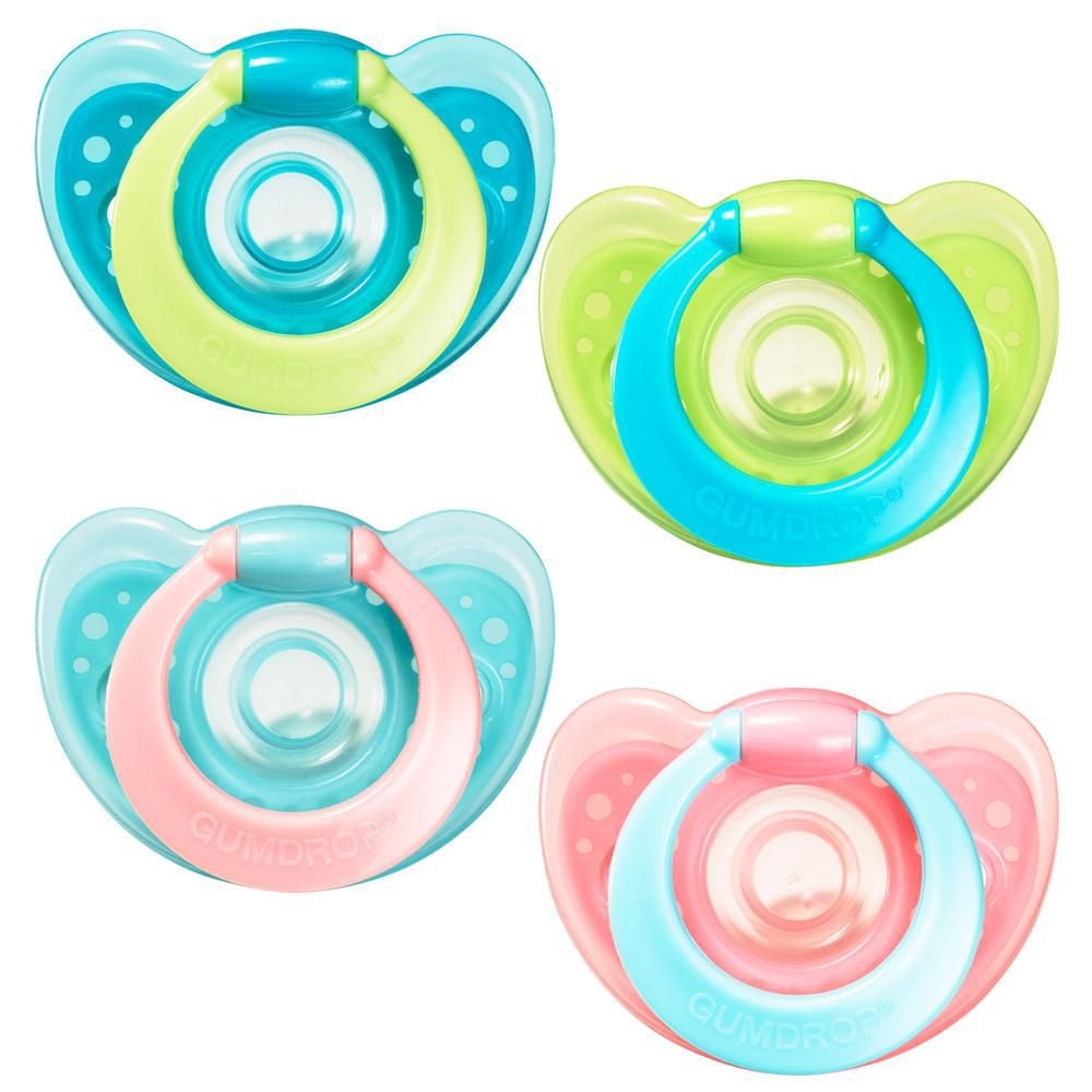 The First Years Gumdrop Pacifier Pack 3-6 months