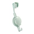 thumbnail image 3 of tssuouriy 360° adjustable bracket self-adhesive wall mount bracket with 2 hooks spa bracket universal ABS bathroom Light green 1Set, 3 of 6