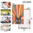 thumbnail image 6 of Yayeee 100% Cotton Hand Towels for Bathroom 16" x 28" Soft Absorbent Kitchen Towel, Black Cat, 6 of 7
