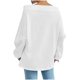 thumbnail image 5 of Ailaofu Womens Off the Shoulder Oversized Sweatshirts Sweatshirts for Women Fashion Pullover Sweater Tops, 5 of 5