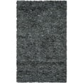 thumbnail image 1 of Safavieh Leather Shag Grey Shag Rug - 8' x 10', 1 of 1
