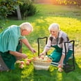 thumbnail image 2 of Patio Furniture Outsunny Padded Garden Kneeler and Seat Bench, Padded Foldable Garden Stool, Green,Patio Chairs, 2 of 11