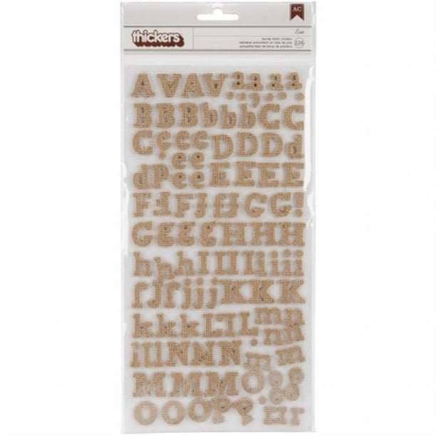 American Crafts Thickers Chipboard Stickers - Shoe Box White