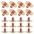thumbnail image 5 of 20 piezas de metal duradero, 3 orificios para tornillos, tuercas de remache, tuercas de base redonda para herrajes para muebles (M8), 5 of 5