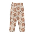 thumbnail image 5 of Balery Groovy Disco Pumpkin print Women's Pajama Pants,Ultra Lightweight Pjs,Lounge Pant-Small, 5 of 9
