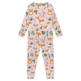 thumbnail image 3 of Renewold Durable Pajamas for Teens Corgi Dog Loungewear Pullover Tops & Stretchy Sweatpants Set for Spring/Winter/Fall 2 Pieces Long Sleeve Pajama Size 13-14, 3 of 5