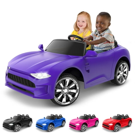 GT Coupe Ride-On Toy by Kid Trax, Purple, Battery powered, 12 volts