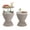 Hourglass Beige, variant on MINDYES Resin Ice Bucket with Lid, Outdoor Beverage Cooler with Side Table for Pool Patio Garden, Black