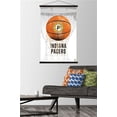thumbnail image 2 of NBA Indiana Pacers - Drip Basketball 21 Wall Poster with Wooden Magnetic Frame, 22.375" x 34", 2 of 3