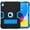 Black-Blue, variant on Rugged Case For iPad (A16) 11th Generation 11 inch 2025 3 Layer Protection Shockproof Cover with Kickstand