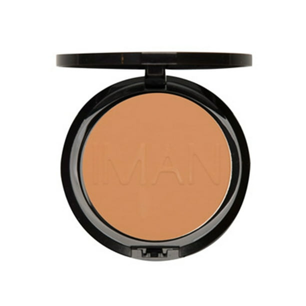 IMAN Luxury Pressed Powder, Clay Medium